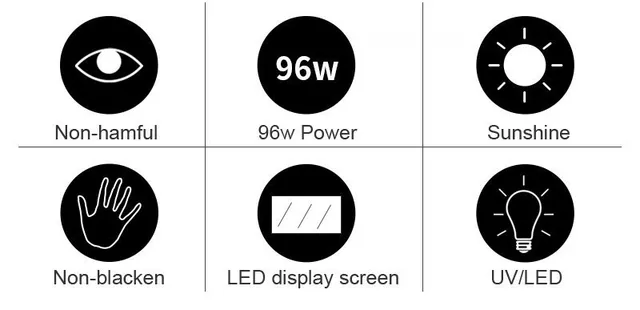 T1 UV/LED Lamp Large size 96W - Image 3